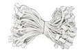 White Commercial C7 Party String Light Strand - 100' Strand - HB-C710012WH