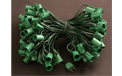 Commercial C7 Light Strand - 12" Spacing - 100' Strand - HB-C710012