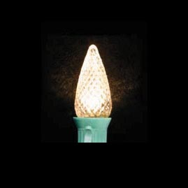 Commercial LED C9 Linear Light Strand Bulbs - 25 Pack - Cool White - Commercial &amp; Festival Indoor/Outdoor Lighting