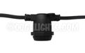 330' Commercial Linear Light String Strand - Candelabra Base - Black - LSC12-BLK