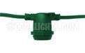 330' Commercial Linear Light String Strand - Candelabra Base - Green - LSC12-GRN
