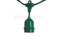 330' Commercial Linear Light String Strand - Medium Base Suspended - Green LSMS24-GRN