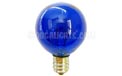 7.5 Watt Candelabra Base Linear Commercial Light Stringer Bulb - 25 Pack - Blue B7.5C-BL