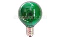 7.5 Watt Candelabra Base Linear Commercial Light Stringer Bulb - 25 Pack - Green B7.5C-GR