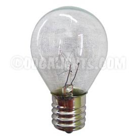 10 Watt S11 Intermediate Base Linear Commercial Light Stringer Bulb - 25 Pack - Clear - Festival Lighting