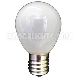 10 Watt S11 Intermediate Base Linear Commercial Light Stringer Bulb - 25 Pack - Frosted - Festival Lighting