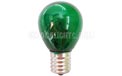 10 Watt S11 Intermediate Base Linear Commercial Light Stringer Bulb - 25 Pack - Green B10S11-GR
