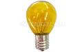 10 Watt S11 Intermediate Base Linear Commercial Light Stringer Bulb - 25 Pack - Yellow B10S11-YE