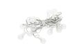 Indoor/Dry Outdoor Candelabra Base Globe Party String Light Strand Set - White Wire - 10 Clear Bulbs - 12" Spacing - AIS-10WH12