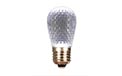 LED S14 Light Bulb - Medium Base - Faceted Bulb - Cool White
