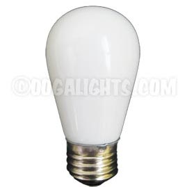 11 Watt S14 Medium Base Linear Commercial Light Stringer Bulb - 25 Pack - White - Festival Indoor/Outdoor Lighting