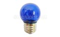 7.5 Watt S11 Medium Base Linear Commercial Light Stringer Bulb - 25 Pack - Blue B7.5S11-BL