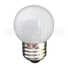 7.5 Watt S11 Medium Base Linear Commercial Light Stringer Bulb - 25 Pack - Frosted - Festival Indoor/Outdoor Lighting