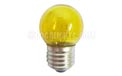 7.5 Watt S11 Medium Base Linear Commercial Light Stringer Bulb - 25 Pack - Yellow B7.5S11-YE