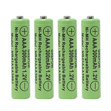 Solar Batteries AAA - 4 Pack