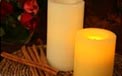 Round Pillar Flameless Candles, Flickering Flamess Candles - Battery Operated Candles