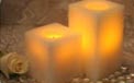 Square Pillar Flameless Candles, Flickering Flamess Candles - Battery Operated Candles