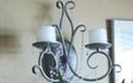 Chandelier Flameless Candle Wall Sconces - Battery Operated Candle Sconces