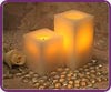 Square Pillars Battery Operated Flameless Candles