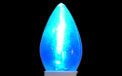 Commercial LED C7 Linear Light Strand Bulbs - 25 Pack - Blue - HB-LEDC7BL25PKSM