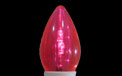 Commercial LED C7 Linear Light Strand Bulbs - 25 Pack - Pink - HB-LEDC7PNK25PKSM