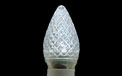 Commercial LED C7 Linear Light Strand Bulbs 25/Pack Pure White Faceted - HB-LEDC7PW25PK