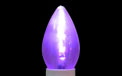 Commercial LED C7 Linear Light Strand Bulbs - 25 Pack - Purple - HB-LEDC7PUR25PKSM