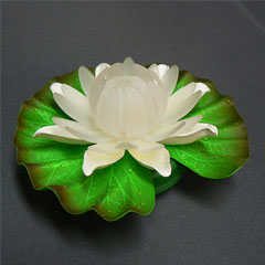 Buy decorative lighting - FOR-301 LED Glow Lily - Multicolor Floating Light, Blue, Amber, White,Floating LilyLite, Decorative Lighting, Ponds, Pools, Center Pieces, Lillies, White, LED, Float, Floating, Lily, Lilly, Lite, Light, White Flower, Red Glow, Water