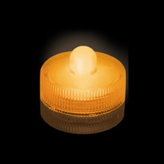 Amber - FloraLyte™ Submersible III - Battery Operated LED Floralytes