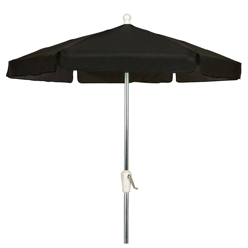 7.5u002639; Black Outdoor Garden Umbrella 7.5u002639; Black Outdoor Garden Umbrella