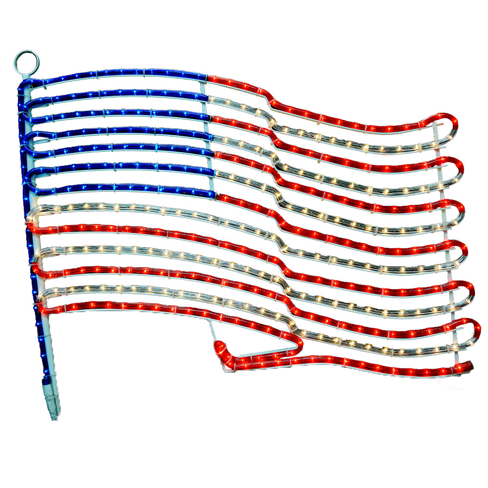 24 quot american flag rope light motif patriotic rope lights 24 quot american flag rope light motif patriotic rope lights