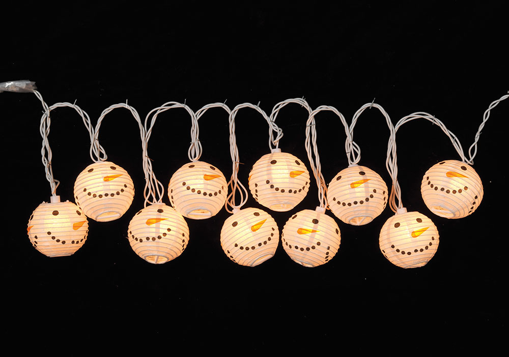 Mini Paper String Light Lanterns & Paper Shade String Lights Lantern