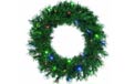 Pre-Lit LED Wreath w/Timer - 24" - Multi - Battery Operated - 901126