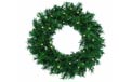 Pre-Lit LED Wreath w/Timer - 24" - White - Battery Operated - 901117