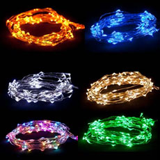 Micro Wire LED Battery Operated String Lights
