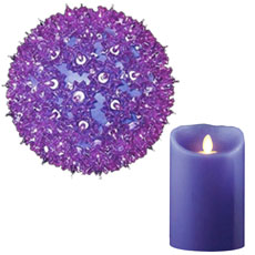 Purple Decorative Lights