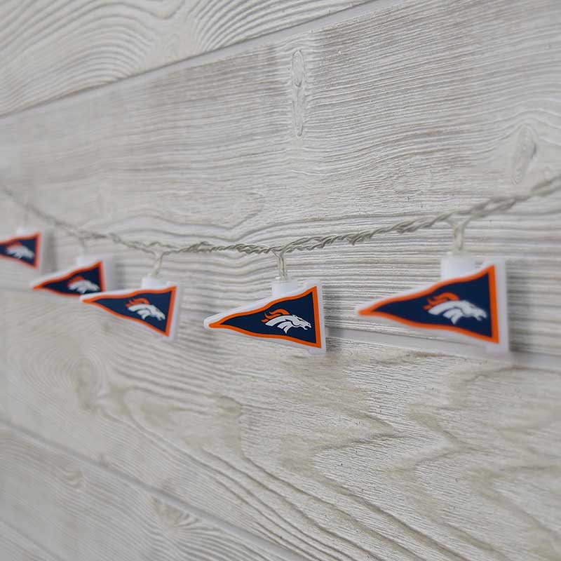 nfl denver broncos led pennant lights battery operated nfl denver broncos led pennant lights battery operated