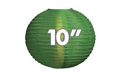 10" Round Nylon Lanterns & Nylon Shade String Lights - Lantern Style Shade Lights