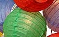 Mini Paper String Light Lanterns & Paper Shade String Lights - Lantern Style Shade Lights