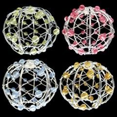 Patio Beer Garden String Light Set - Wire Balls