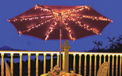 LED Patio Table Umbrella Lights & Outdoor LED Table Umbrella Lighting - LED Lighting & Decor