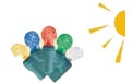 LED Solar Powered String Lights Strands - L.E.D. Party Lights & Decorations