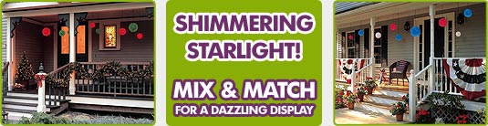 Bulk Pack/Cases 6" Mini Starlight Sphere Lights - Starlight Spheres - Decorative Lighting & Party Lights