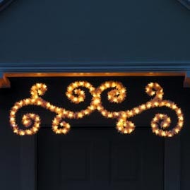 40" White Festoon Garland String Light - Christmas Lights &amp; Decorations