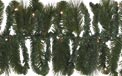 LED 9' Pre-Lit Christmas Garland - 50 Warm White Bullet Lights
