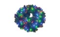 30" Battery Operated Pre-Lit Artificial Christmas Wreath - Animated - 35 Multi-Color LED Lights