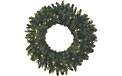30" Battery Operated Pre-Lit Artificial Christmas Wreath - Animated - 35 Warm White LED Lights