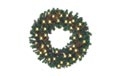 24" Canadian Pine Pre-Lit Artificial Christmas Wreath - 50 Clear Bulbs