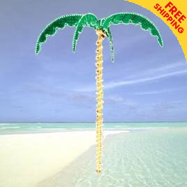 7' Pre-Lit Rope Light Palm Tree - Palm Tree Ropelights