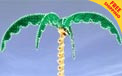 7' Pre-Lit Rope Light Palm Tree  169481